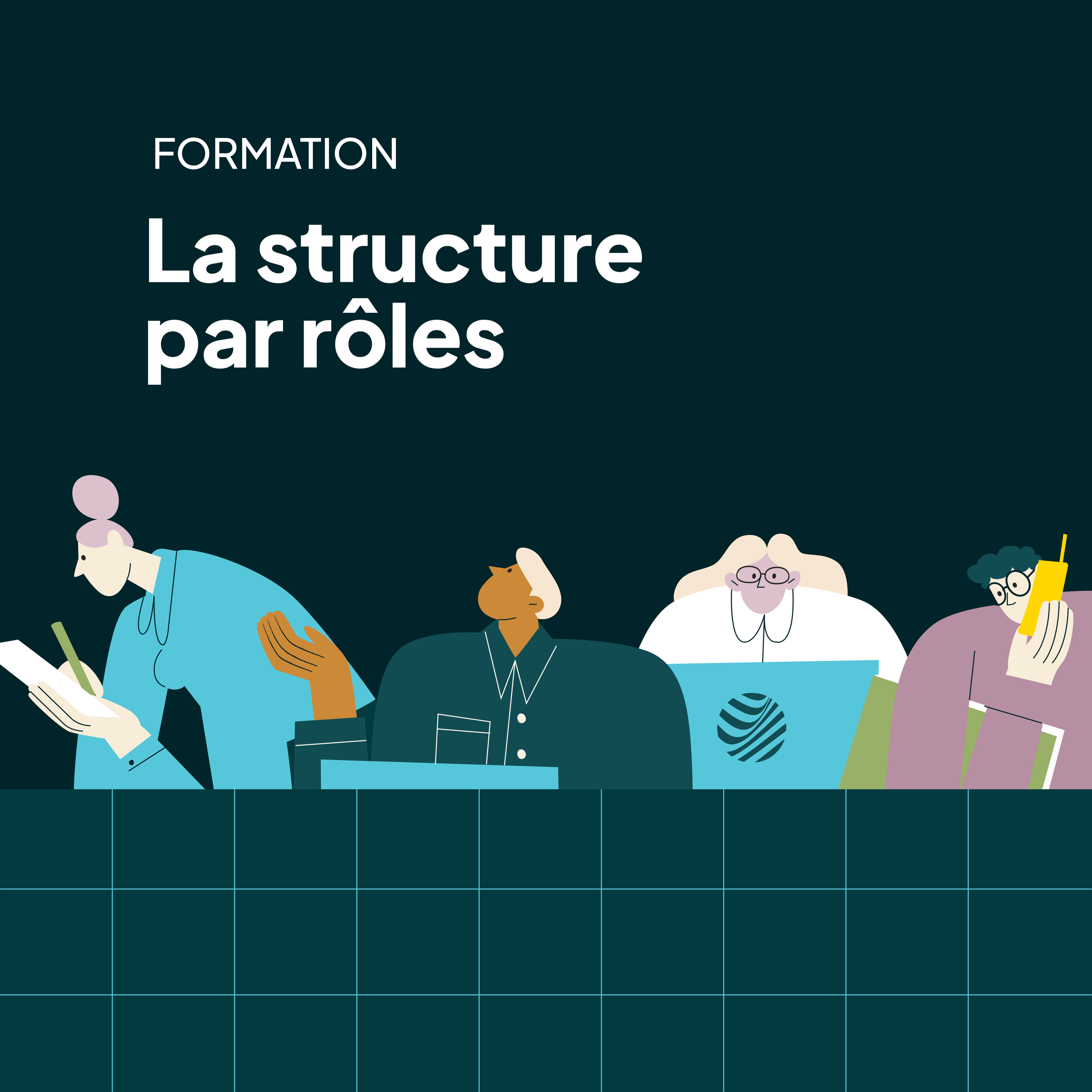 Visual — The role-based structure